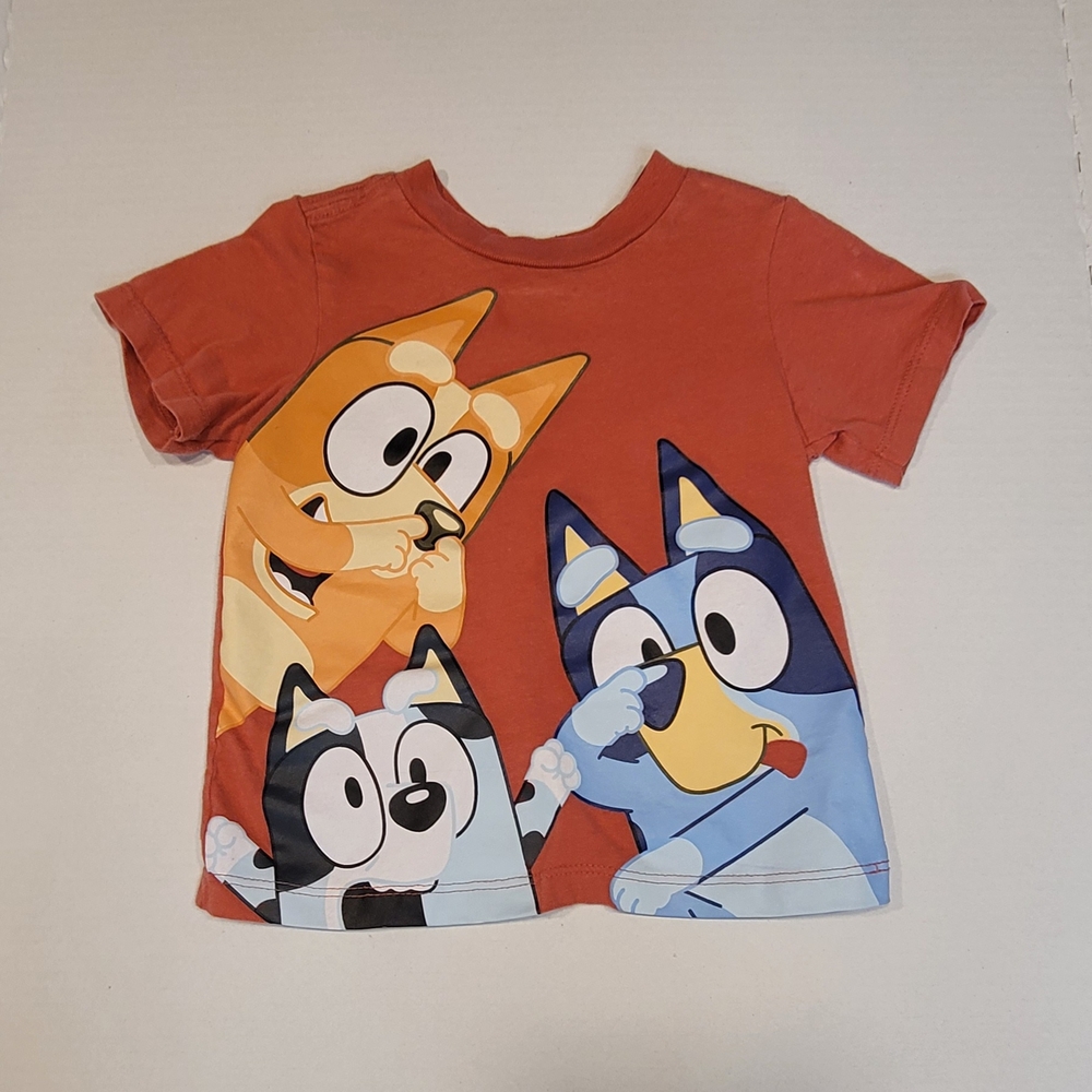 Playful Cartoon Character Kids T-Shirt in Orange